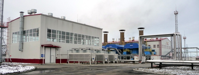 Gas turbine power plant No.2 and medium pressure compressor station